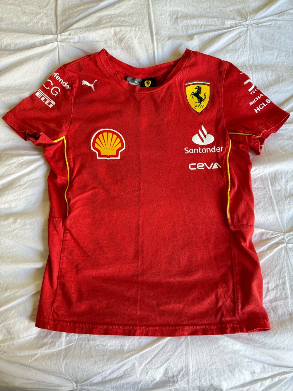 Scuderia Ferrari F1 Kids Team T-shirt, size small